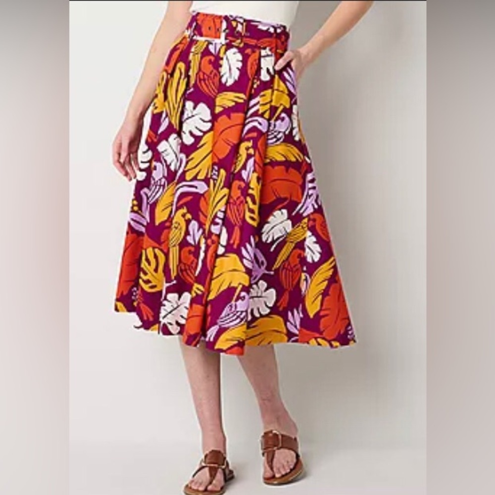 NEW‎ Worthington Mid Rise Midi Pleated Skirt.6